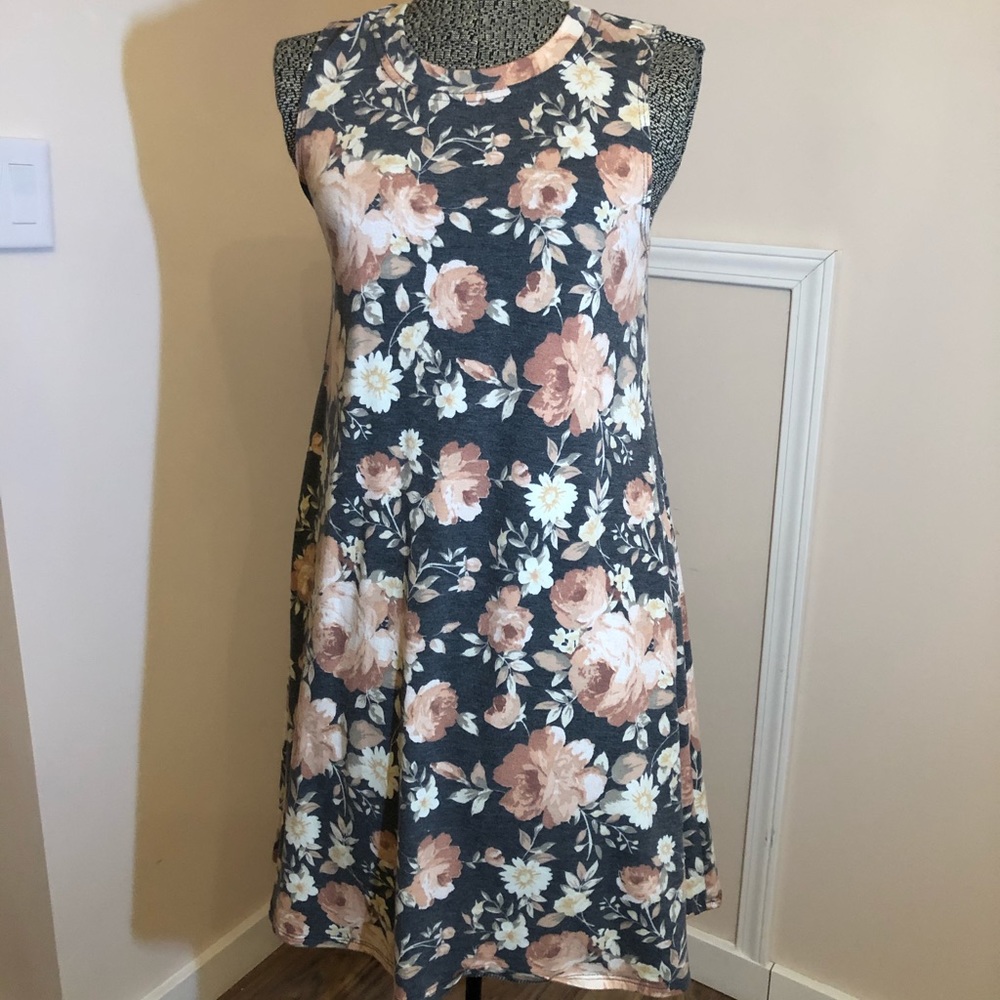 A. Byer Brand Floral Tunic Style Dress